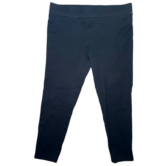 LOFT - Black Stretchy Cropped Pants - Comfortable & Stylish - Picture 1 of 10